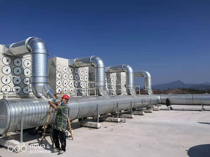 王老吉梅州工厂车间除尘工程安装完成725.jpg